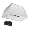 Klarstein Paolo 52 vstavaný Digestor 52 cm 439 m³/h LED Touch A++ (CGCH3-Paolo-52WH)