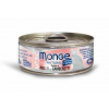 MONGE NATURAL tuniak s kúskami kurčaťa a krevetami pre mačky 80 g