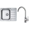 Set Alveus (dřez Line 110 Natur + baterie Tonia Chrom) SETA250