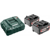 Nabíjačka Metabo ASC 55 + 2x batéria Li-Power 18V/4Ah 685050000