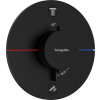 Hansgrohe ShowerSelect Comfort S, termostat pod omietku pre 2 spotrebiče, čierna matná, HAN-15554670