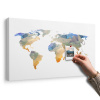 Obraz na korku polygonálna mapa sveta