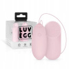 LUV EGG - Ružové vibračné vaginálne vajíčko ovládané diaľkovým ovládačom pre páry