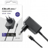 Qoltec Super FAST PD nabíječka pro Raspberry PI 4 | USB-C | 15W | 5V | 3A | Černý
