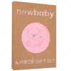 Dojčenská súprava do pôrodnice New Baby Sweet Bear old pink 56 (0-3m)