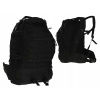 Vojenský batoh Camo Military Gear Cargo 20-40 l Čierna (Taktický batoh CMG Molle 25 mm náklad - čierny)