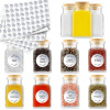 20X Pohár na korenie 150ML + 252 nálepiek