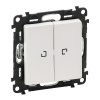 LEGRAND Vypínač VALENA LIFE 752109 č.6+6 bílá podsvětlený