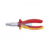 KNIPEX 20 06 160 Ploché kleště, izolované vícesložkové návleky, certifikace VDE chromované