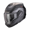 Moto přilba SCORPION EXO-TECH EVO PRO COMMUTA matná černo/stříbrná - Velikost XL