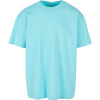 Build your Brand Tričko BY 102, oversize, krátký rukáv, pánské COT560102ahq01-beryl blue S Modrá beryl