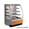 TEFCOLD Chladiaca vitrína samoobslužná, pevný chrbát | Juka Vienna 120