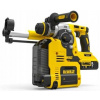 DeWalt DCH275P2-QW príklepová vŕtačka SDS+ 18V XR s odsávaním 2x5,0Ah