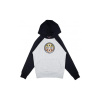 INDEPENDENT mikina - Youth Split Cross Raglan Hood Black/Heather Grey (BLACK-HEATHER GREY) veľkosť: vel:12-14