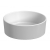Jika Cubito Pure okrúhle keramické umývadlo na dosku priemer 40 cm Biela matná H8184207571121