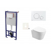 Swiss aqua technologies Cenově zvýhodněný závěsný WC set SAT do lehkých stěn / předstěnová montáž+ WC SAT Infinitio SIKOSSIN70K