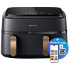 Philips 3000 Series Airfryer Dual basket 9l NA352/00