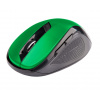 C-TECH myš WLM-02, černo-zelená, bezdrátová, 1600DPI, 6 tlačítek, USB nano receiver WLM-02G C-Tech