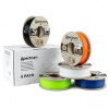 Spectrum 3D filament, Premium PET-G, 1,75mm, 5x250g, 80748, mix Artic White, Deep Black, Lion Orange, Navy Blue, Lime Green 80748