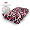 DRYBED Premium Vet Bed Leopard fuchsia 150 x 100 cm
