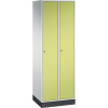 INTRO oceľová šatníková skriňa ,šírka 620 mm, 2 boxy C+P