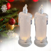 Kahance, sviečky - 2x LED sviečka sada pohyblivých plameňov vložka trstina (Kahance, sviečky - 2x LED sviečka sada pohyblivých plameňov vložka trstina)