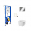 Závesný WC set do ľahkých stien / predstenová SAT SIKOJSTOR67CR