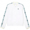 Dámske mikiny Lacoste Recycled Fiber Stretch Tennis Jacket - white - Biely (M)