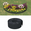 vidaXL Záhradná obruba čierna 10 m 20 cm polyetylén 154400