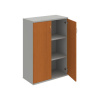 Hobis Policová skriňa Strong, 80x115,2x40 cm, čerešňa/sivá
