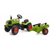 FALK Falk Šliapací traktor 2041C Claas Arion s vlečkou a otváracou kapotou FA2041C - Šľapadlo