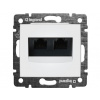 LEGRAND Valena dátová zásuvka RJ45 UTP, kat.6 biela 774243