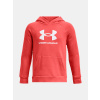 Chlapčenská mikina Under Armour UA Rival Fleece BL Hoodie Červená YMD