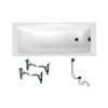 Swiss aqua technologies Obdélníková vana SAT Feel 170x70 cm smaltovaná ocel levá i pravá SATBVFEEL1706