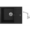 Set Sinks AMANDA 650 Granblack + batéria Sinks MIX 350 P chróm
