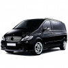 Nerez kryty kľučiek Mercedes Viano W639 - 8 ks