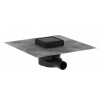 Hansgrohe RainDrain Point sprchový odtok 10 cm čierna 56247670