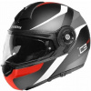 Helma Schuberth Helmets C3 PRO Sestante čierno-bielo-červeno-šedá