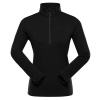 Dámska fleecová mikina ALPINE PRO GETTA 2 čierna|XL