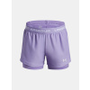 Dievčenské kraťasy Under Armour UA Tech Play Up 2n1 Short-PPL Fialová YSM