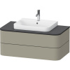Skrinka pod umývadlo DURAVIT Happy D.2 Plus sivá 1000 x 408 x 550 mm 1046098; HP497109292