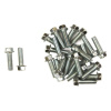 Bike To uhlíkovej ocele príruby Head Skrutky M6 x 20 mm (25ks) BOLFLG05