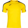 Pánske športové tričko Joma, ACADEMY T-SHIRT M/C žltá,čierna XS