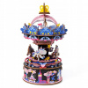 Robotime Drevené 3D mechanické puzzle Hracia skrinka Veselý kolotoč 174 ks