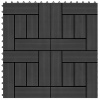 Terasové dlaždice, 22 ks, 30 x 30 cm, 2 m², WPC,