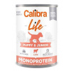 Calibra Dog Life konz.Puppy&Junior Jahňacie&ryža 400g