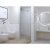 Sprchové dvere do niky Jungborn SETTE 80 cm farba rámu chróm dekor skla číre sklo