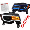JEEP GRAND CHEROKEE WK2 13-21 SVETLÁ predné reflektory BI-XENÓN LED