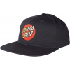 Santa Cruz Classic Dot Snapback Black one size