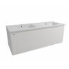Naturel Koupelnová skříňka s umyvadlem Ancona 120x45x46 cm bílá ANCONA2120DVB